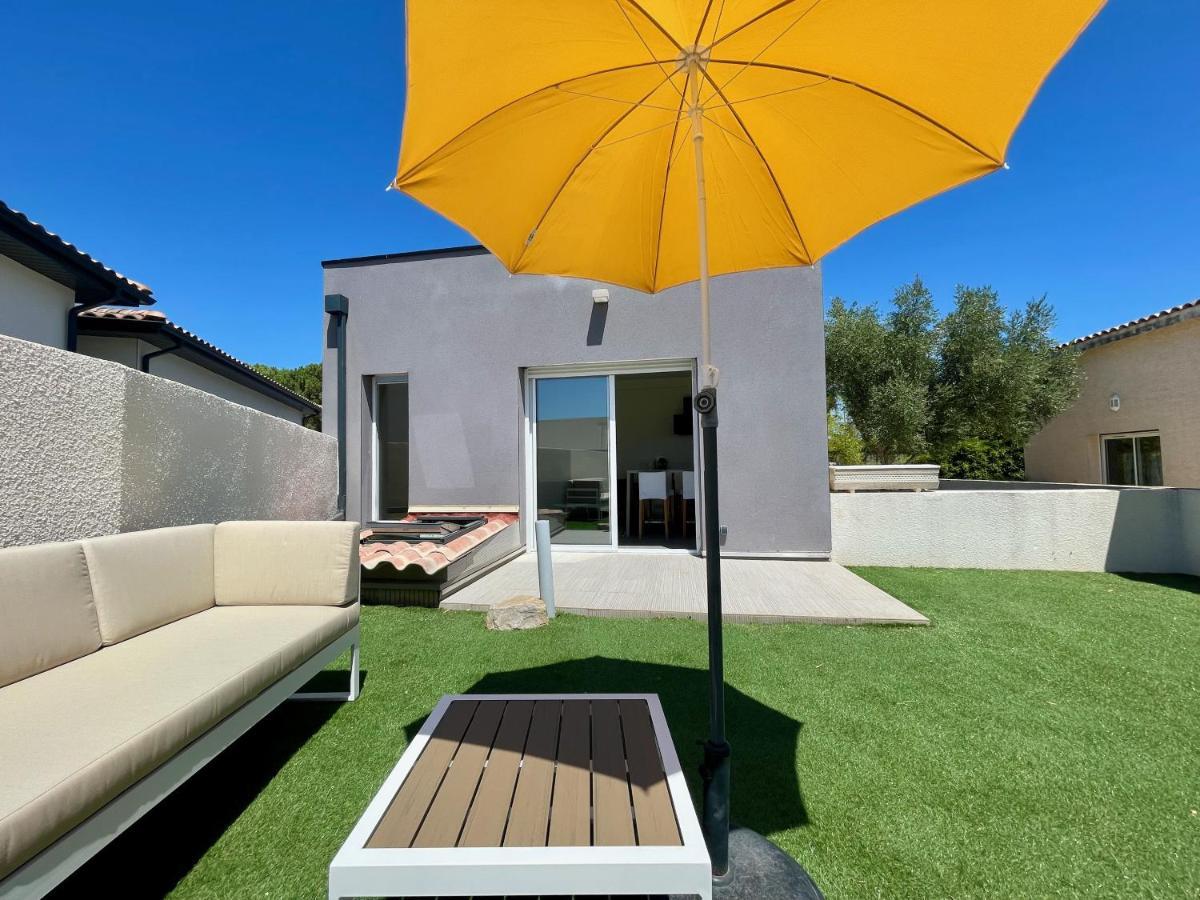 Appartement Souplex Jardin Proche Autoroute, Plages Et Attractions, Wifi - Tv, Calme Bessan Exterior foto
