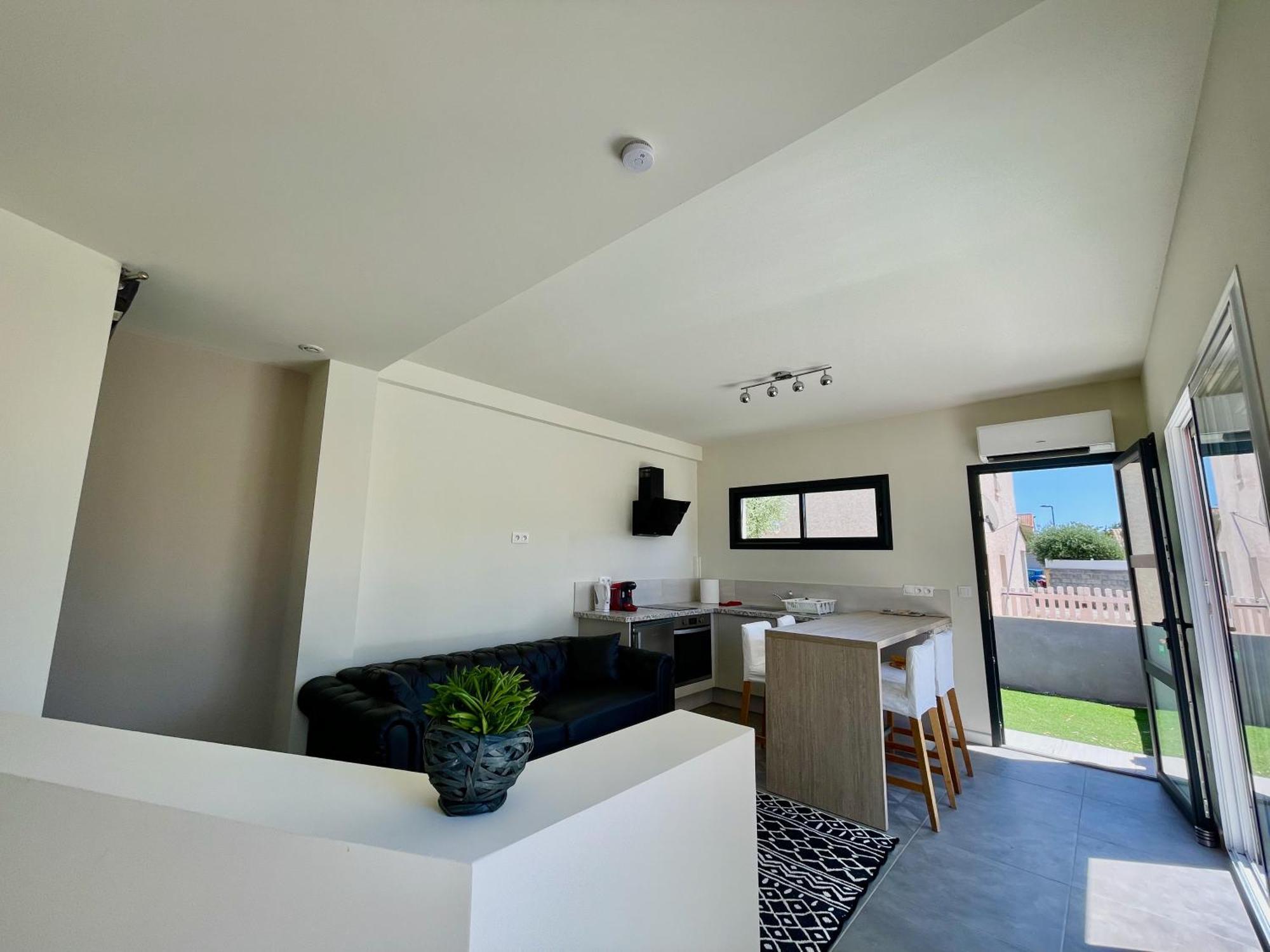 Appartement Souplex Jardin Proche Autoroute, Plages Et Attractions, Wifi - Tv, Calme Bessan Exterior foto